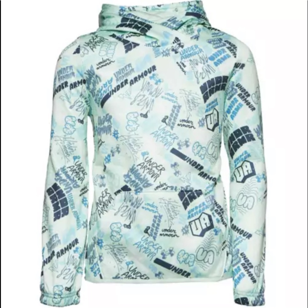 Under Armour Girls Printed Hoodie LARGE